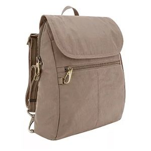 Travelon Anti Theft Signature Backpack -  SABLE